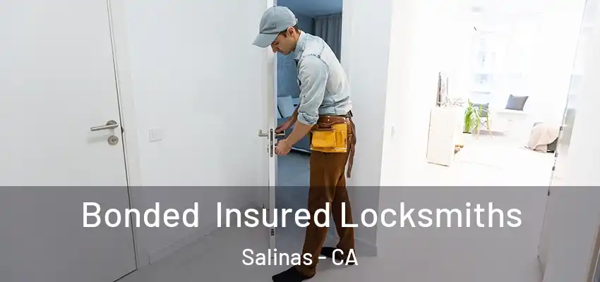 Bonded Insured Locksmiths Salinas - CA